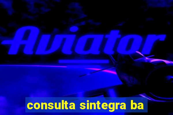 consulta sintegra ba